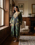 IVY 2 PIECE EMBROIDERED  WINTER DRESS.(E-12)