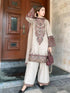 MARIA.B-Winter 3pc Dhanak Embroidered Suit -BC0517
